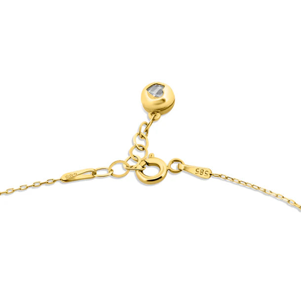 14K SEDEF TAŞLI VAN CLEEF BİLEKLİK