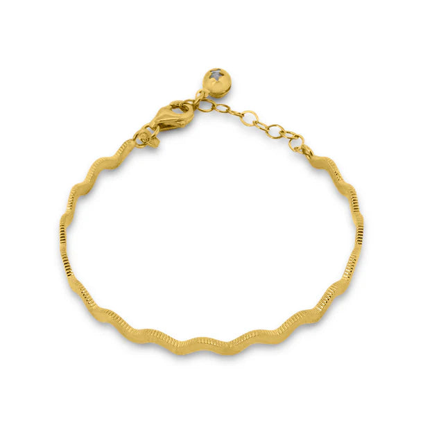 14K ZİGZAG AJDA BİLEZİK