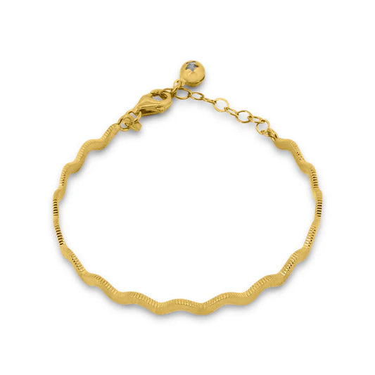 14K ZİGZAG AJDA BİLEZİK