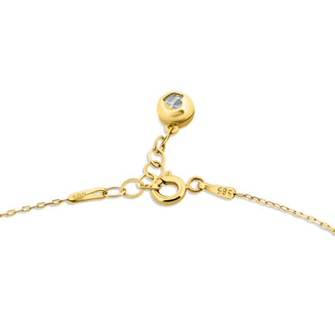 14 K PARLAK SALLANTI PLAKA KOLYE